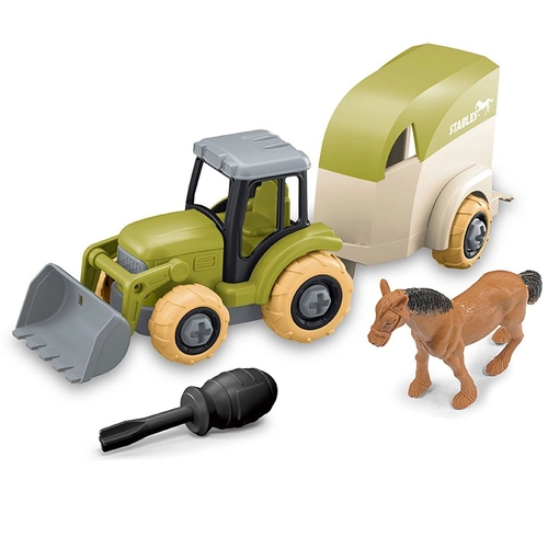 Трактор за сглобяване с Ремарке и Кон Farm Truck | P1439034