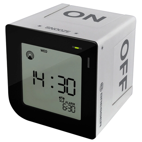 Настолен будилник Bresser FlipMe Alarm Clock, сребрист | P1439123