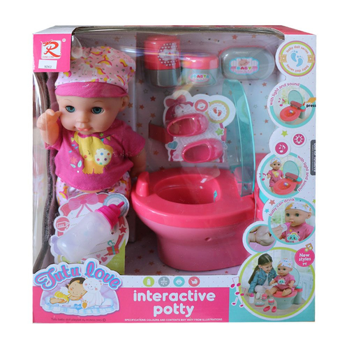 Кукла бебе със светеща музикална тоалетна чиния | P1439221