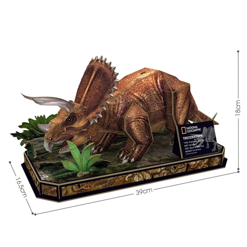 Пъзел 3D National Geographic Triceratops 44ч.  | P1439230