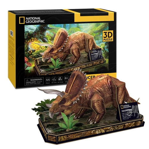 Пъзел 3D National Geographic Triceratops 44ч.  | P1439230