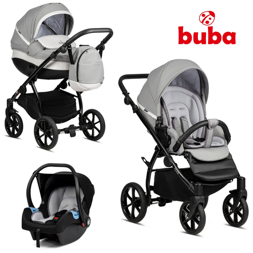 Бебешка количка Buba Zaza 3в1, 625 Warm Grey | P1439241