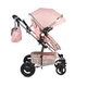 Комбинирана детска количка Gigi розов  - 2