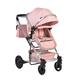 Комбинирана детска количка Gigi розов  - 1