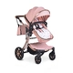Комбинирана детска количка Polly 3в1 розов  - 6