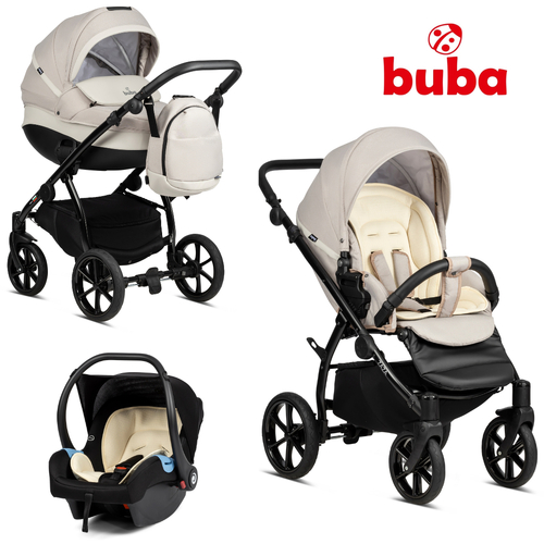 Бебешка количка Buba Zaza 3в1, 229 Cream | P1439244