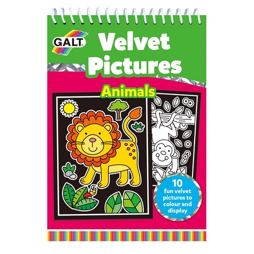 Книжка за оцветяване с кадифе сладки животни | P1439296