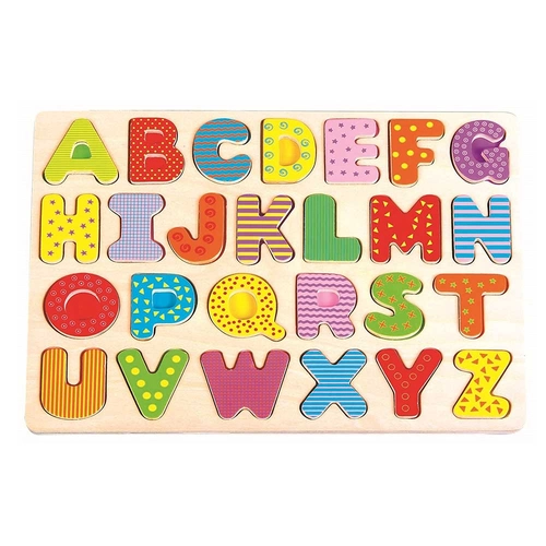 Дървен пъзел Английска азбука главни букви | P1439775