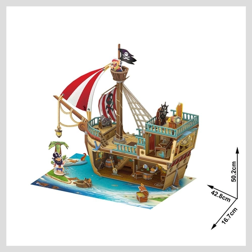 Пъзел 3D Кораб Pirate Treasure Ship 157ч. | P1439885