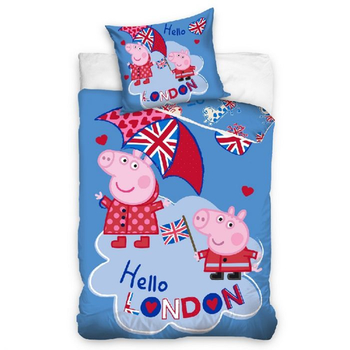 Детски спален комплект Peppa Pig London – 2 части | P1440113