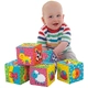 Бебешки меки кубчета Животни  - 2