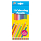 Комплект 12 броя цветни моливи