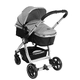 Комбинирана  детска количка 3 в 1 Allure Grey silver chrome  - 8