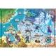 Пъзел Disney Story Maps Frozen 1000ч.  - 2