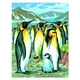 Рисуване по номера с акрилни бои Пингвини 