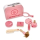Розово куфарче с принадлежности за суетни малки дами  - 1