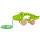 Дървена играчка за дърпане Крокодилче  - 2