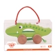 Дървена играчка за дърпане Крокодилче  - 1