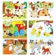 Кубчета с картинки Веселото влакче, животни и сезоните 4x3  - 3