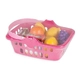 Пазарска кошница с плодове - 06001 розов 