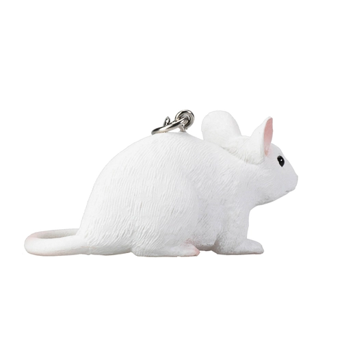 Ключодържател Бяла мишка  - 3