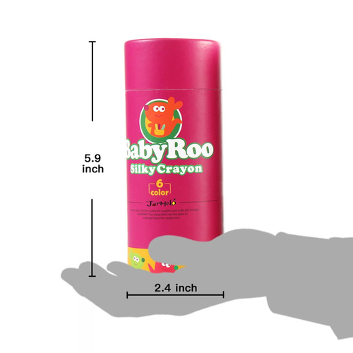 Mиещи се pастели за най-малките Baby Roo 6 бр. | P1440369