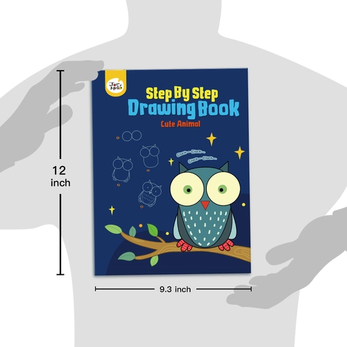 Книжка за рисуване Сладки животни стъпка по стъпка  - 2