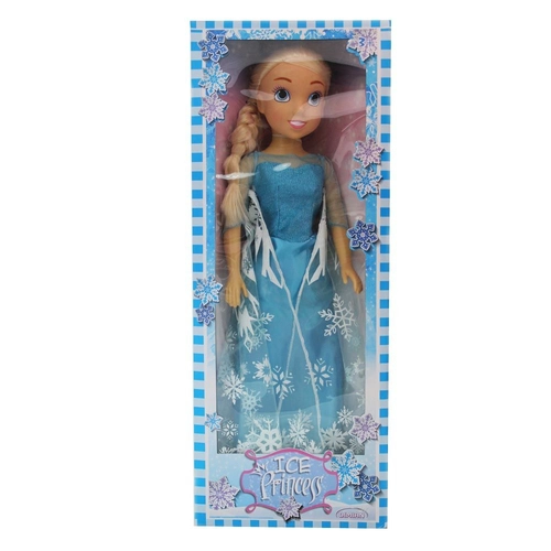 Кукла Ice Princess със синя рокля 80см.  - 2