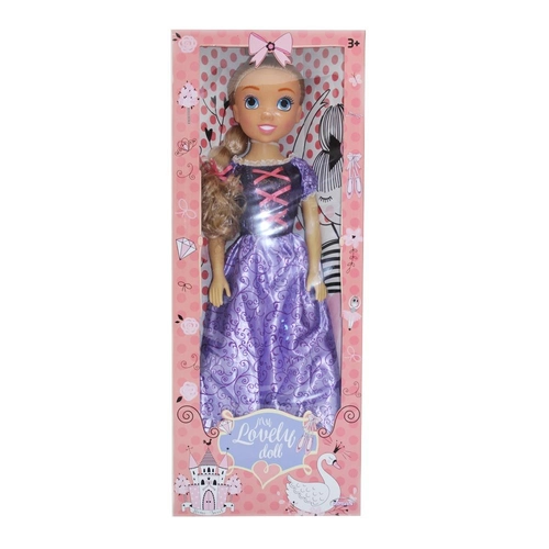  Кукла My Lovely Doll с лилава рокля 80см.   - 2