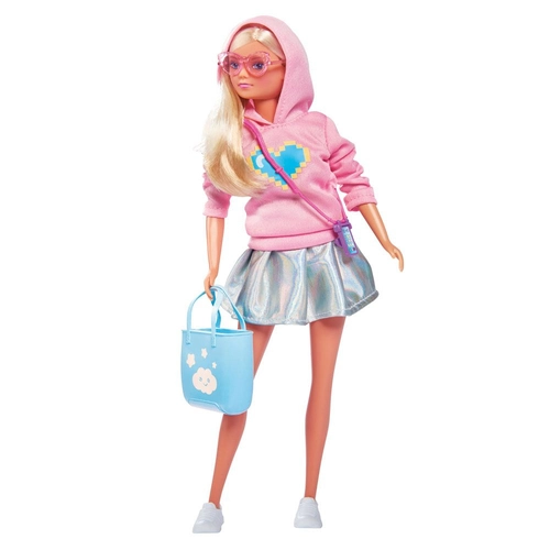 Кукла Стефи с модерни пастелени дрехи  | P1440788