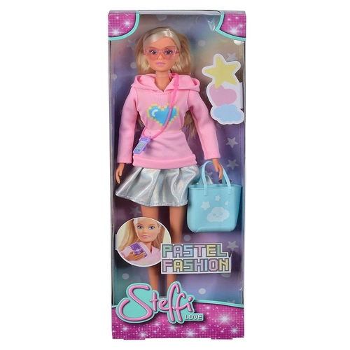 Кукла Стефи с модерни пастелени дрехи  | P1440788