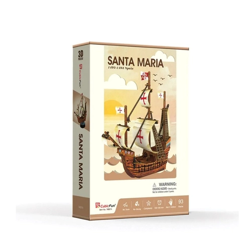 3D Пъзел Кораб Santa Maria 93ч.  | PAT56