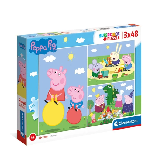 Комплект детски пъзели 3x48ч. Peppa Pig  | PAT126