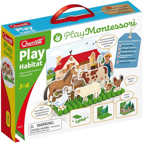 Детска забавна игра Play Montessori Опознай Животните | PAT134
