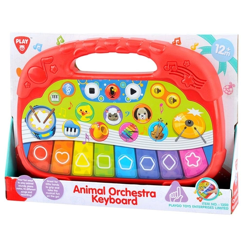 Детска музикална играчка Пиано с животни  | PAT153
