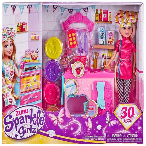 Детска кукла Sparkle Girlz Готвачка с кухня | PAT157