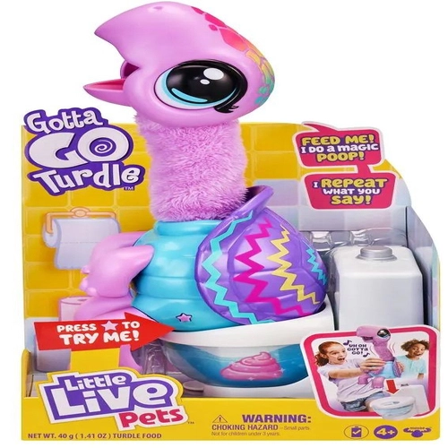 Костенурка с Тоалетна Чиния Little Live Pets Gotta Go Turdle  | PAT205