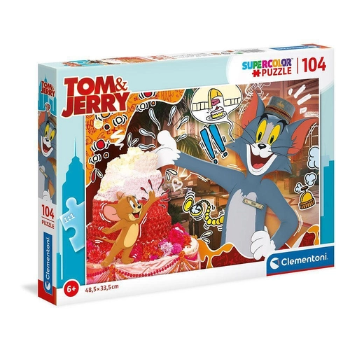 Детски занимателен красив пъзел Tom and Jerry 104ч. | PAT297