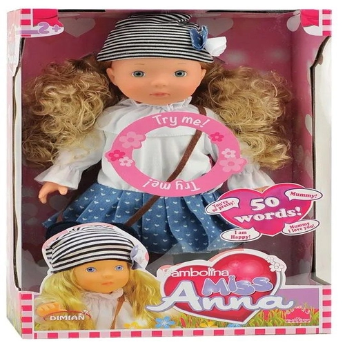 Детска играчка Говореща кукла Miss Anna с 50 думи на български език | PAT328