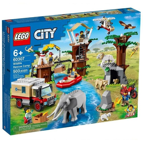 Детски игрален комплект City Wildlife Лагер за спасяване на диви животни | PAT343