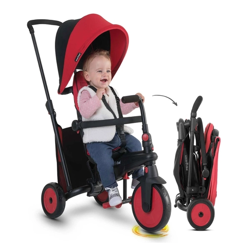 Детска червена сгъваема триколка 6-в-1 smartFold 300 | PAT397