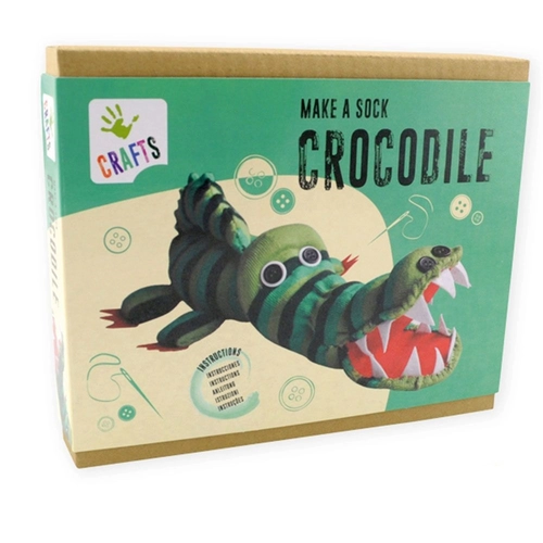 Детски комплект Направи сам Крокодил от чорапче | PAT415