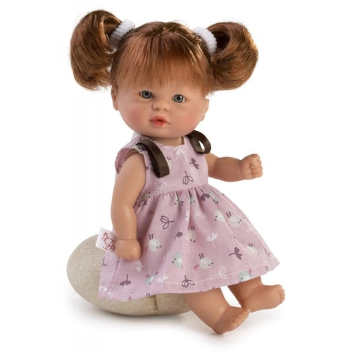 Детска кукла-бебе Bomboncin Тита с розова рокличка 20 см | PAT425