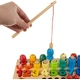 Дървена образователна играчка с различни активности  - 2