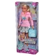 Кукла Стефи с модерни пастелени дрехи   - 3