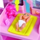 Бременна кукла с новородено и обзавеждане на стаята  - 6