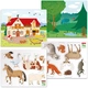 Детска забавна игра Play Montessori Опознай Животните  - 2