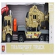 Детски игрален комплект Камион Пътна помощ с военен хеликоптер Transport Truck 1:16  - 1