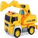 Детски игрален комплект Камион пътна помощ с багер, 1:16  - 2