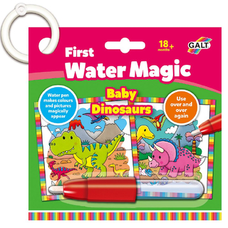 Бебешка книжка за рисуване с вода Динозаври